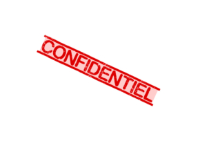 alt : " étiquette confidentiel " - Lcom